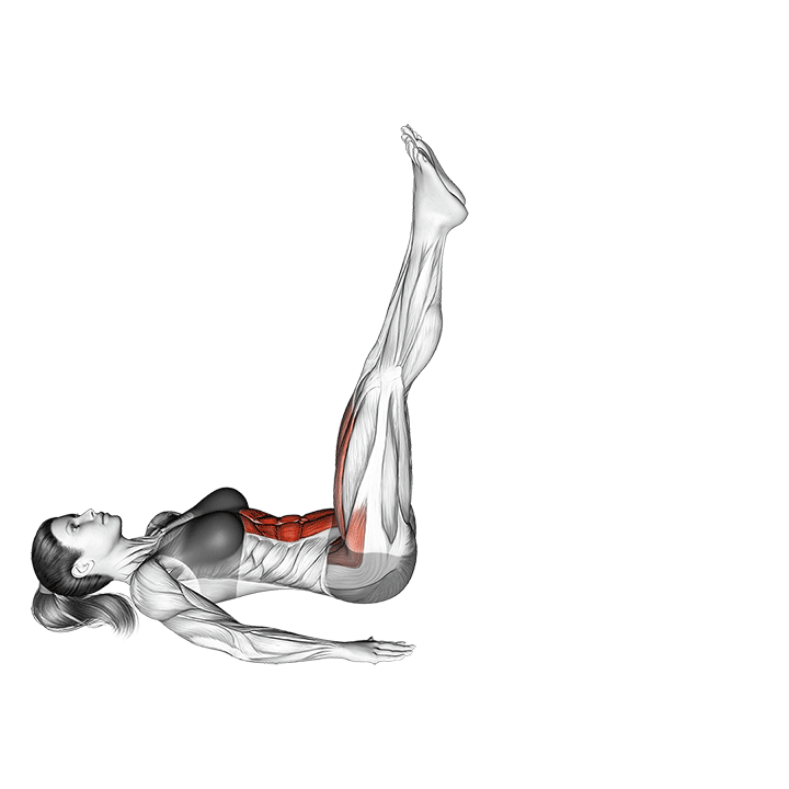 Animation of how to do Alternating leg raises